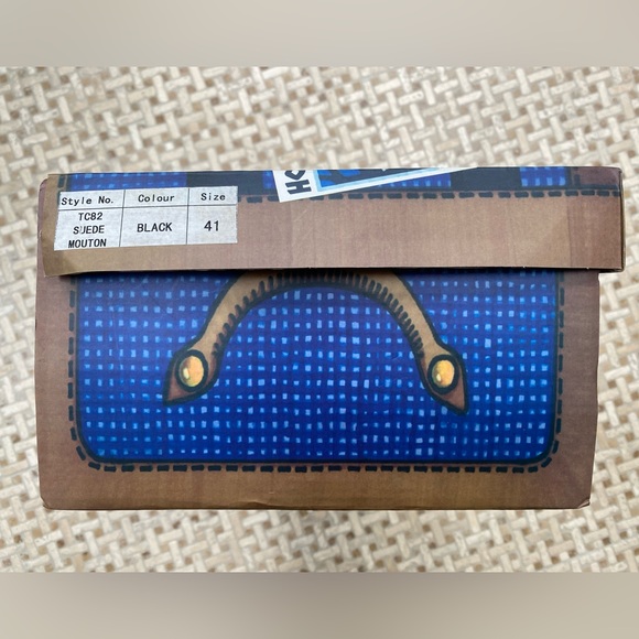 F-Troupe black suede shearling boots - Picture 5 of 6